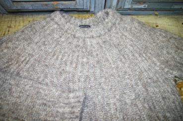 Preview: Pullover, Sweater Iris Grau/Grege von Les Racines du Ciel,  Alpakawolle
